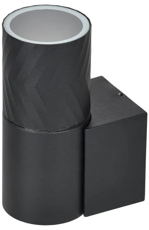 LIGHTING Светильник уличный 5107 настенный под лампу GU10 IP65 черный IEK IEK LT-UBU0-5107-GU10-1-K02