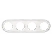 Ecoplast Рамка 4-постовая (белый) Vintage-Classic Экопласт 889404-1
