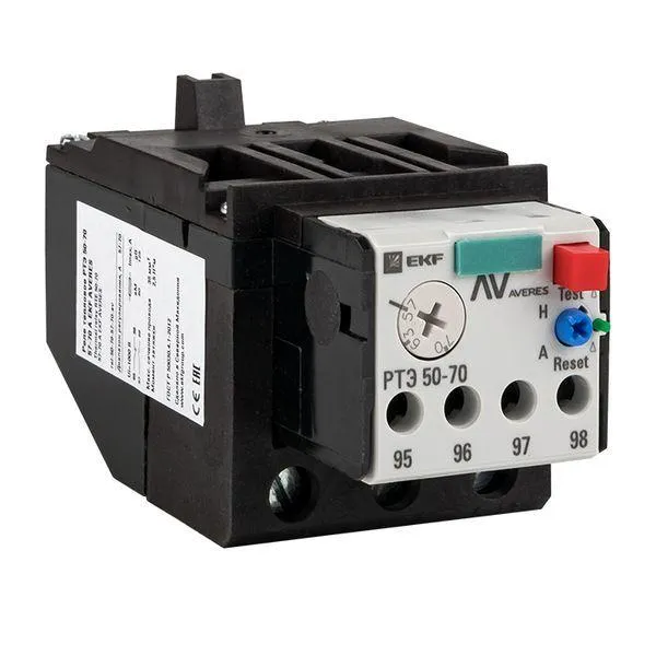 Реле тепловое РТЭ 50-70 25-40А AVERES EKF rel-50-70-25-40-av