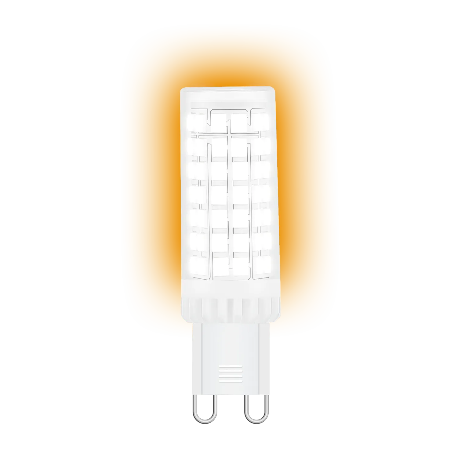 Лампа светодиодная LED 6.5 Вт 700 лм 3000К AC185-265В G9 капсула теплая керамическая Black Gauss Gauss 107309106