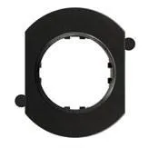 Ecoplast Рамка круглая промежуточная для 3-х и более постов оконечная из натурального темного стекла LK Vintage Экопласт 889310-1