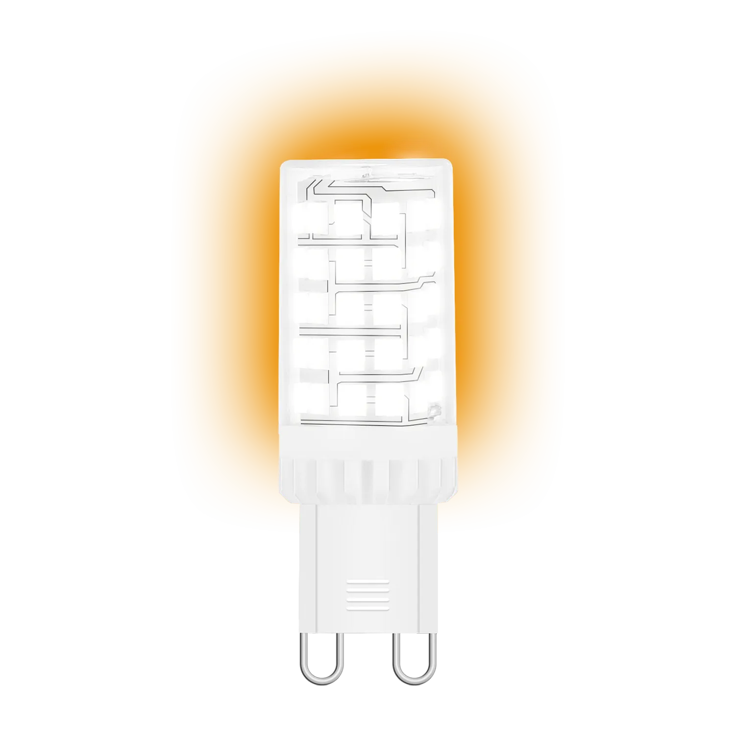 Лампа светодиодная LED 5.5 Вт 560 лм 3000К AC185-265В G9 капсула теплая керамическая Black Gauss Gauss 107009106