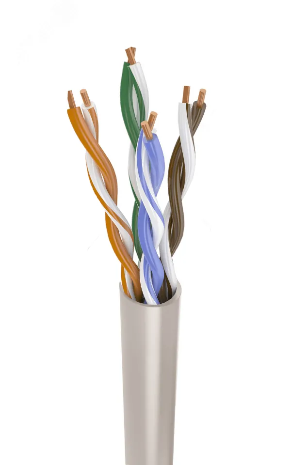 Кабель симметричный СегментЛАН U/UTP Cat5e ZHнг(А)-HF 1х2х0.52