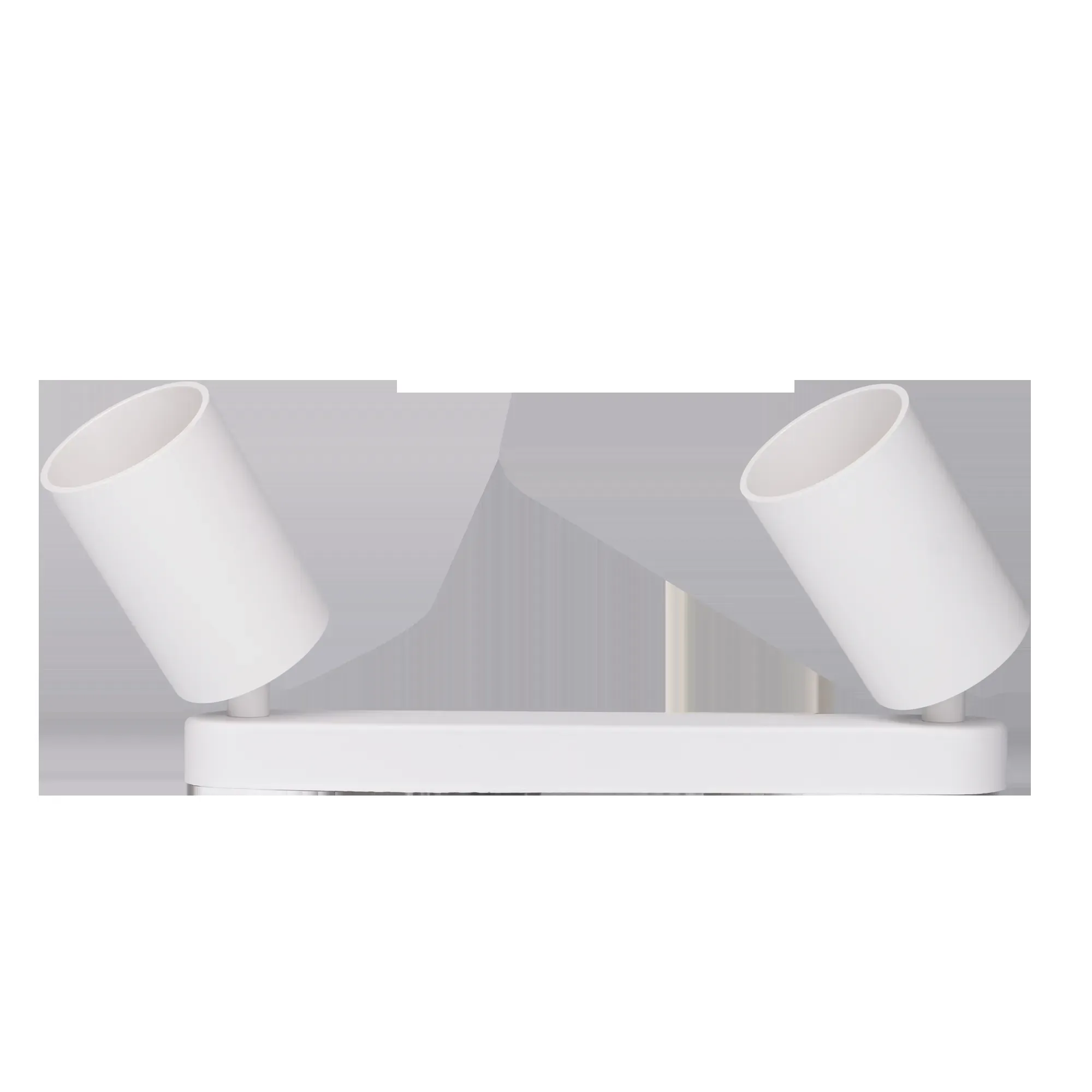 Светильник светодиодный ДПО 2xGU10 без ламп круглый белый корпус JazzWay 5049321