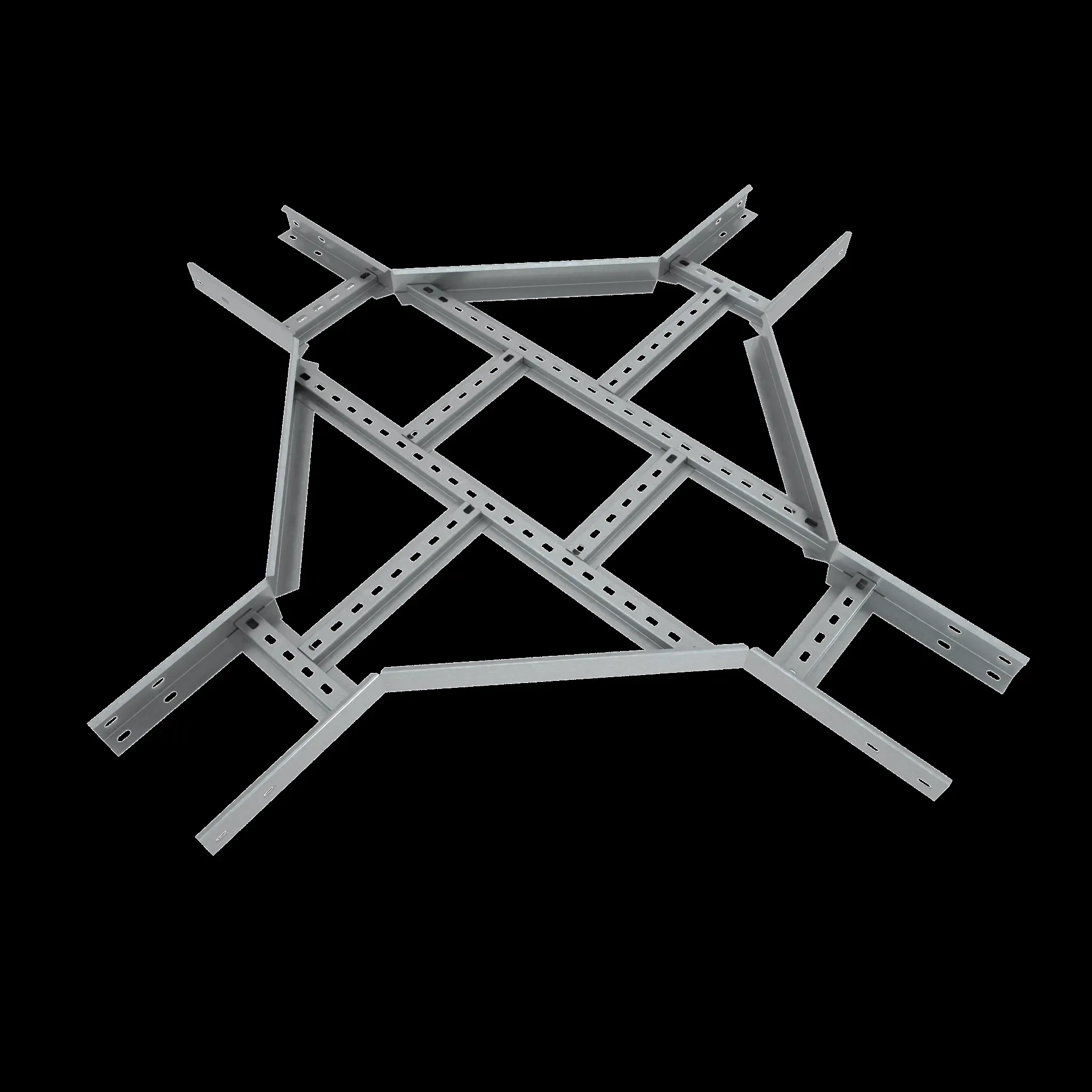 Разветвитель Х образный лестничный 80х100х1,2 мм Быстрый монтаж HD85 КМ-профиль LXDS80-100-1.2 HD85
