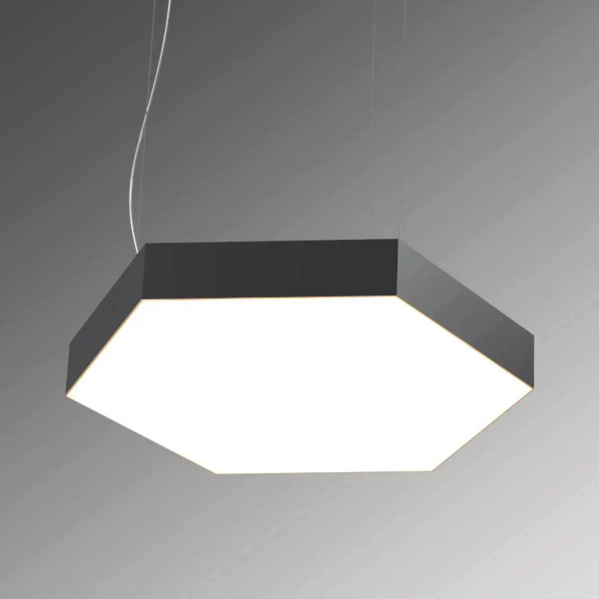 Светильник светодиодный RVE-LBX-HEXA-400-P (Шестиугольник 400х346х100мм 16Вт Подвесной 4000К Белый) RVElektro RVE00000356