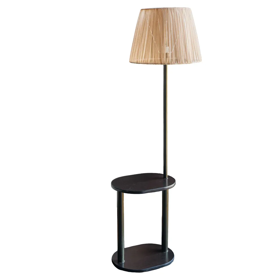 Светильник напольный НТБ 11-60-103 Вуаль со столиком овал венге ЭРКАДО 300071