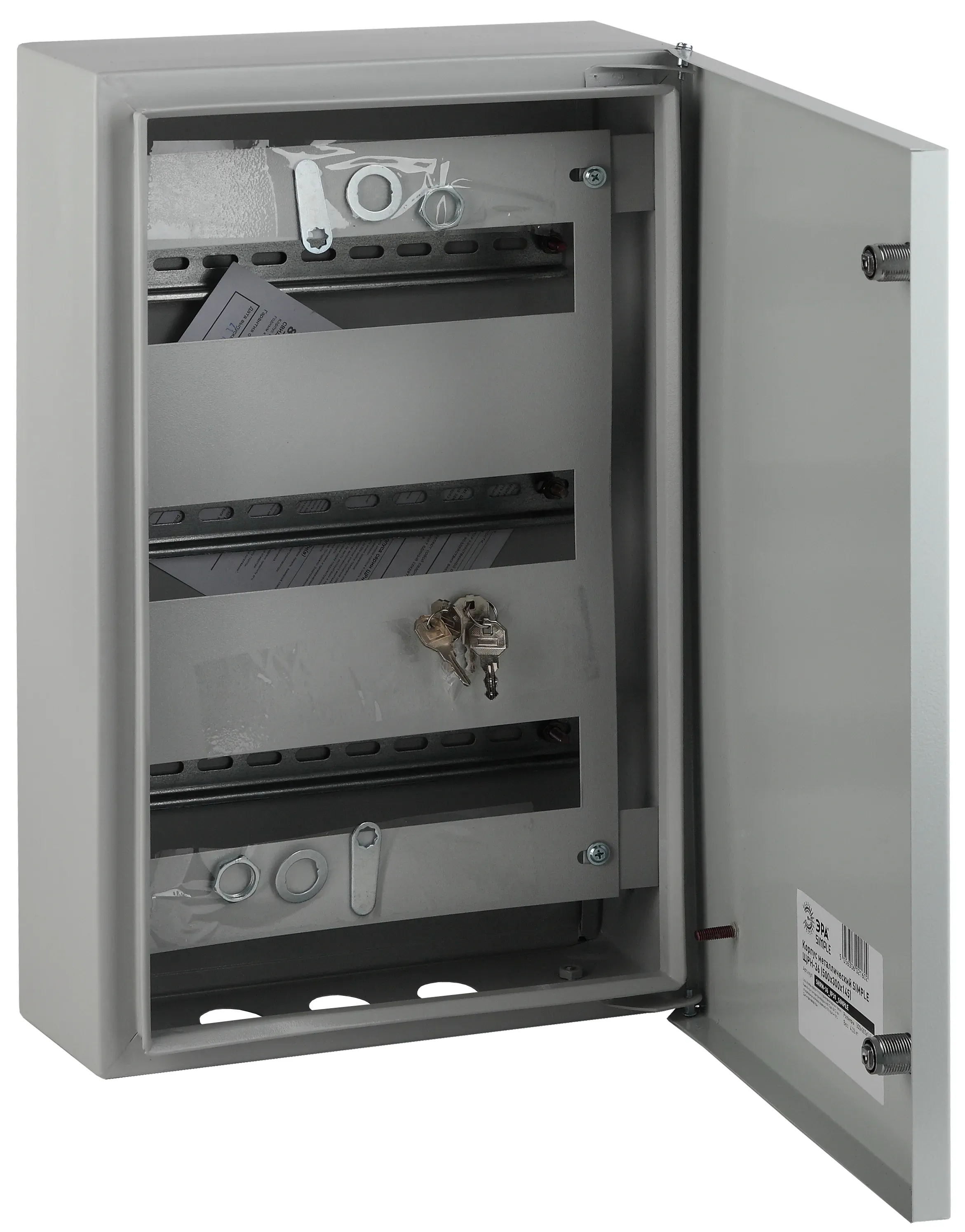 Корпус металлический simple щрн-36_ip31 (480х300х120) (45) ЭРА Б0041676