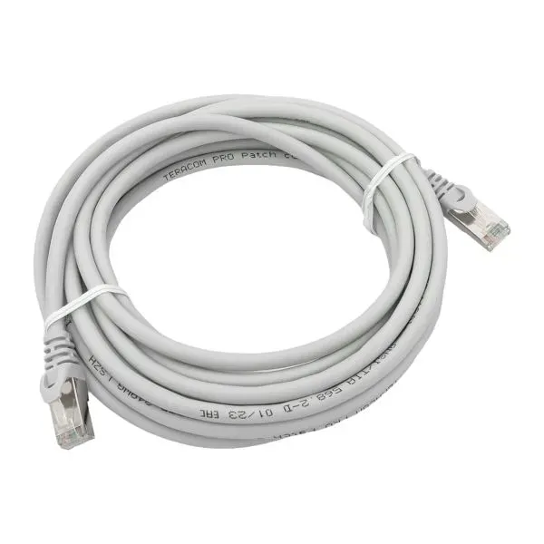 Патч-корд TERACOM PRO Cat.6 экран. FTP LSZH серый (5,0м)