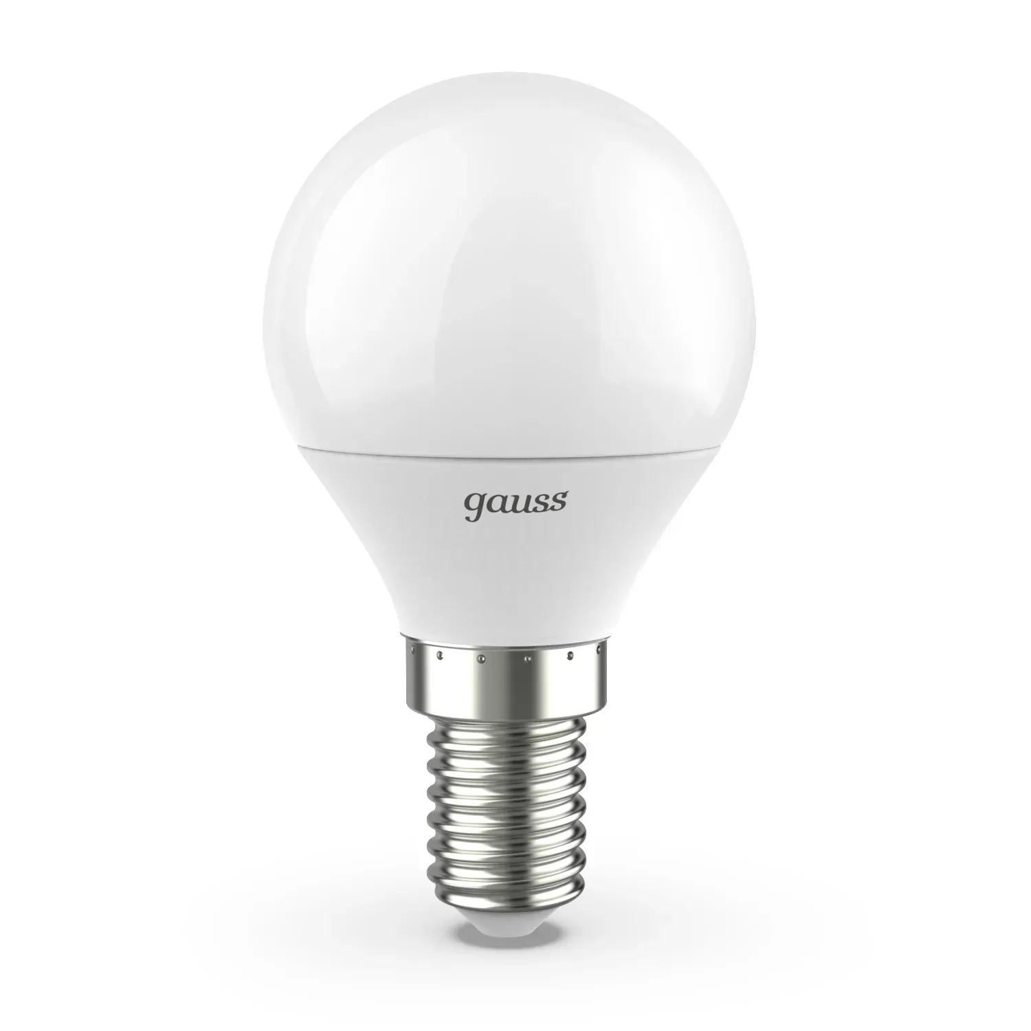 Лампа светодиодная led 6.5 вт 520 лм 3000к ac150-265в e14 шар p45 теплая  black gauss GAUSS 105101107