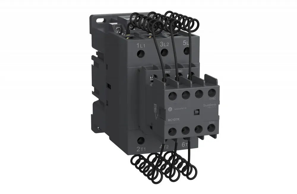КОНТАКТОР MC1D ДЛЯ КОНДЕНСАТОРНЫХ БАТАРЕЙ 40 КВАР 1НО/2НЗ 220V 50/60ГЦ SE (Systeme) MC1DTKM7