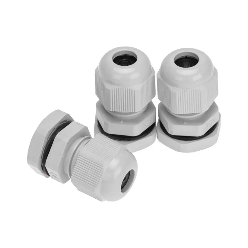 Ввод кабельный PG-9 (4-8 мм) серый, комплект (3 шт/уп) REXANT 07-8009-A3