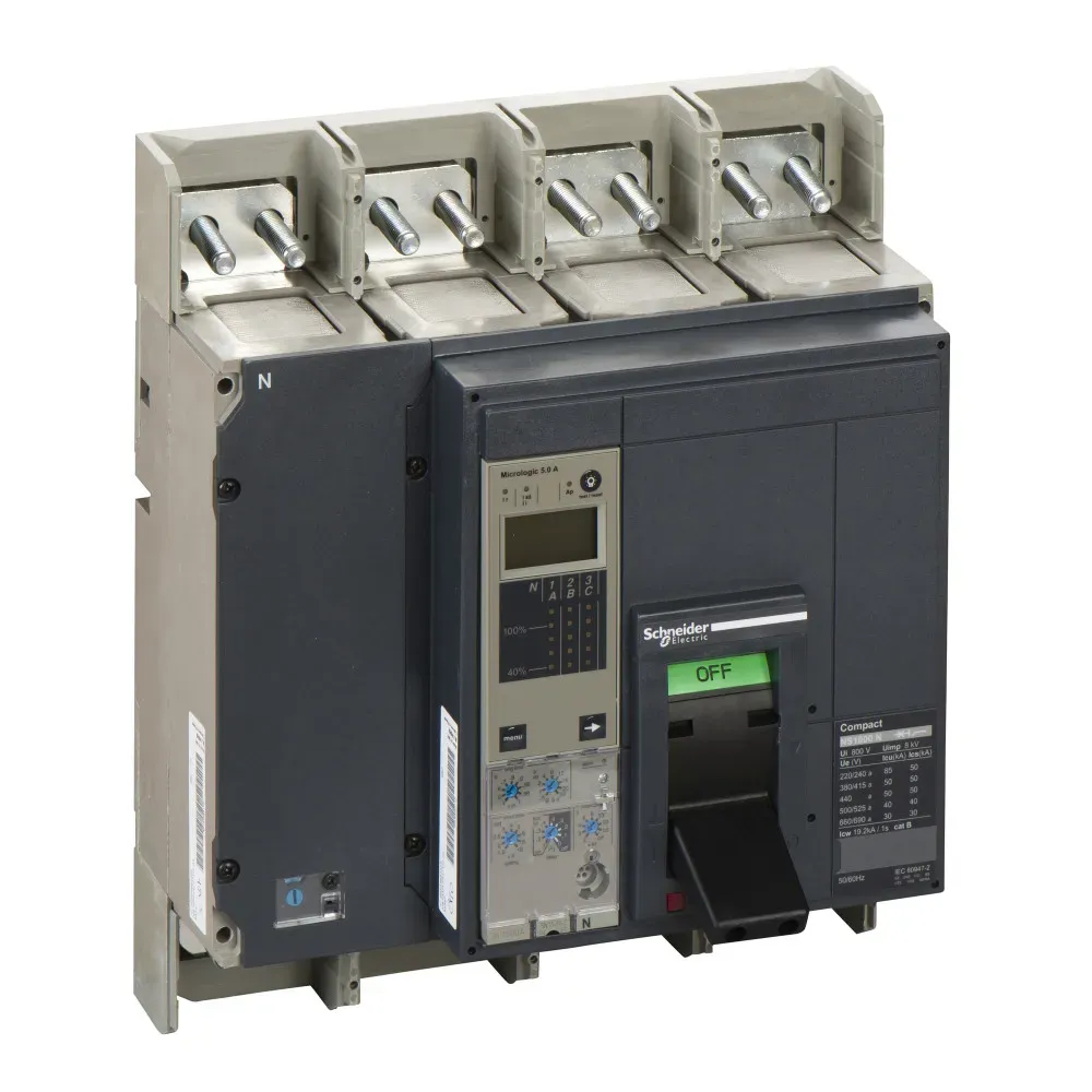 Выключатель NS1000 N 4p + MicroLogic 5.0A в сборе Dekraft 33347