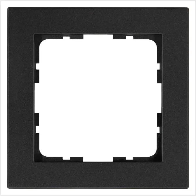 Рамка G-Classic 1-постовая, цвет Антрацит Jasmart G1001B