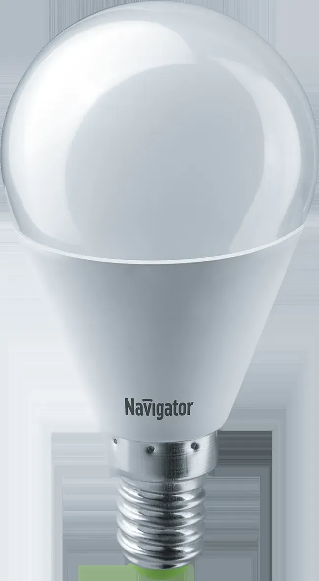 Лампа светодиодная led 8.5вт е14 теплый шар NAVIGATOR GROUP 20457