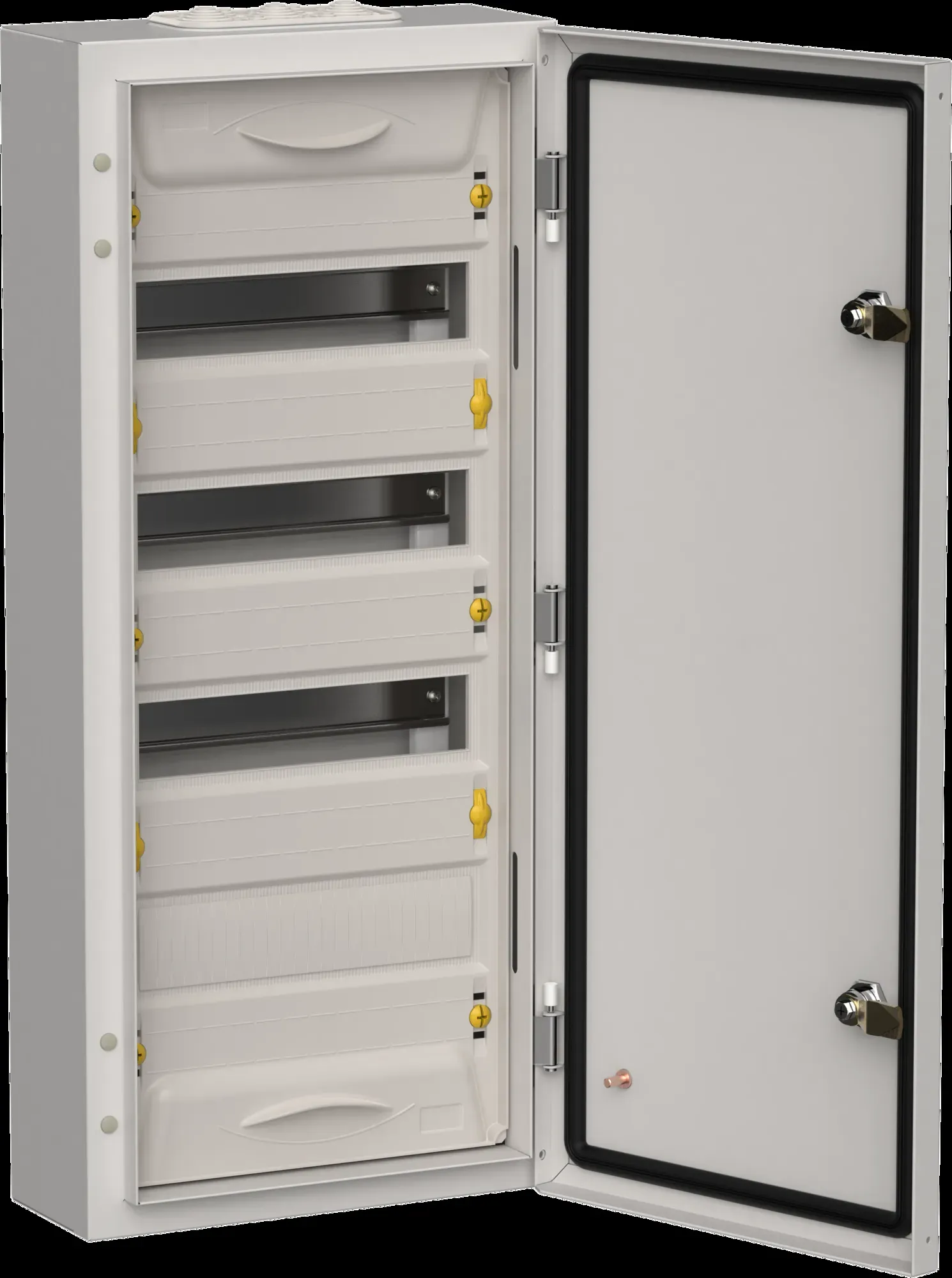 Titan 5 корпус металлический щрн-48 (1х48) 710х310х140 ip54 сер IEK TI5-50-N-048-54-7035