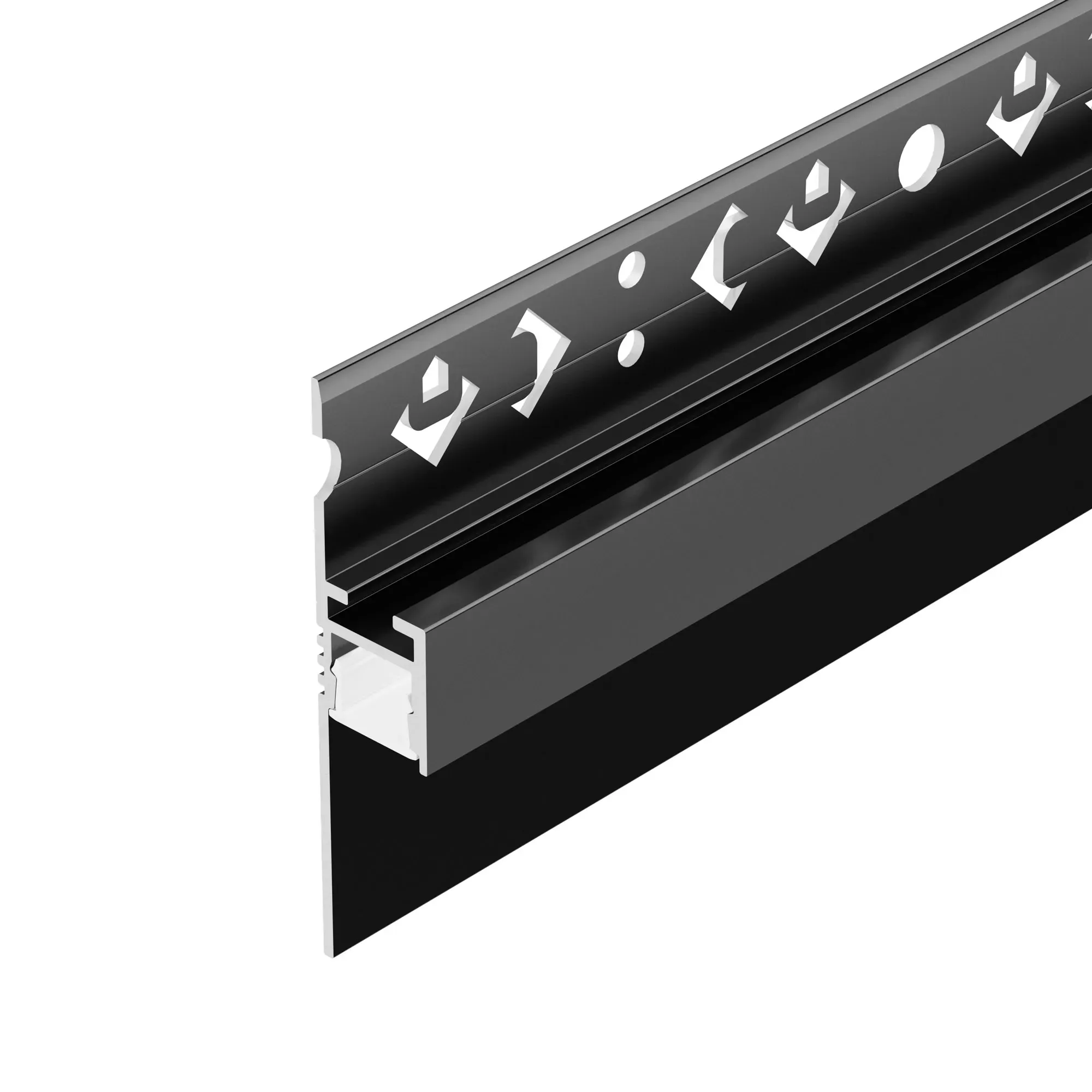 Профиль ARH-PLINTUS-FANTOM-2000 BLACK (Алюминий) Arlight 038550