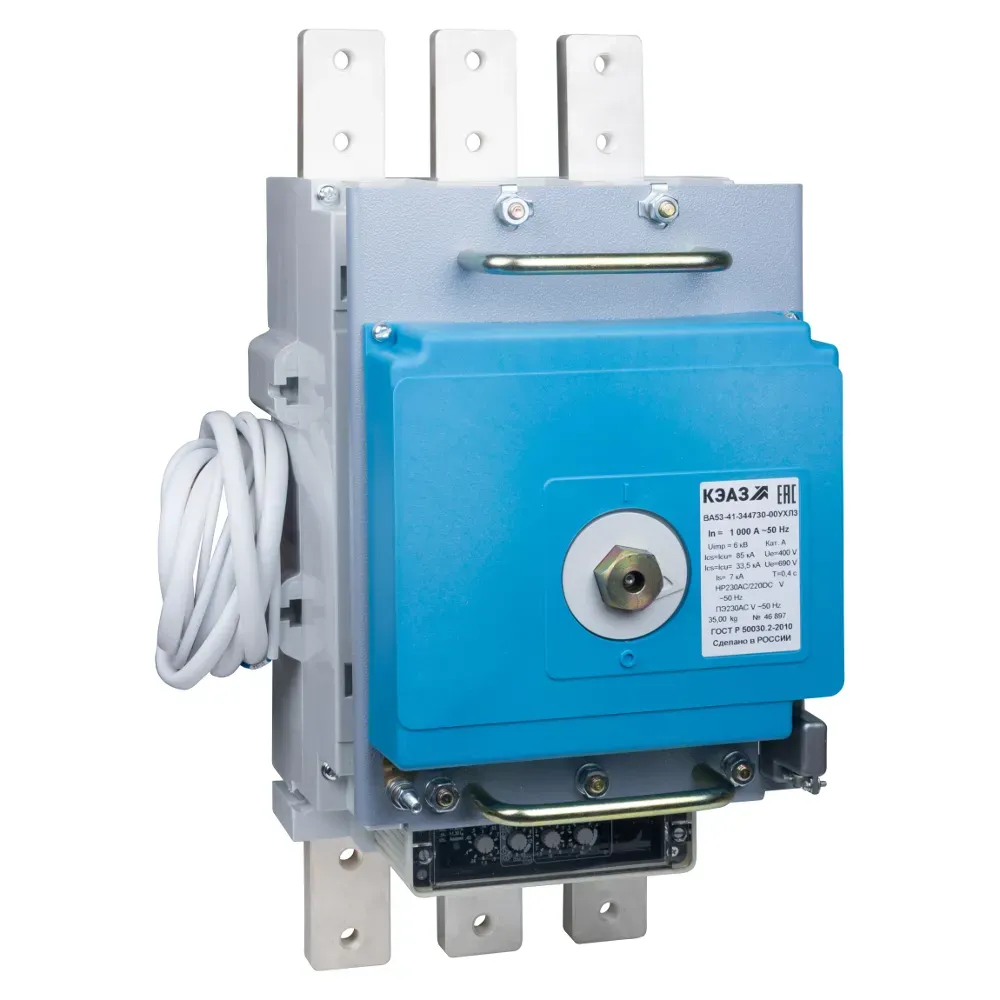 Выключатель автоматический ва53-41-341830-630а-690ac-нр230ac/220dc-пэ230ac КЭАЗ 217293