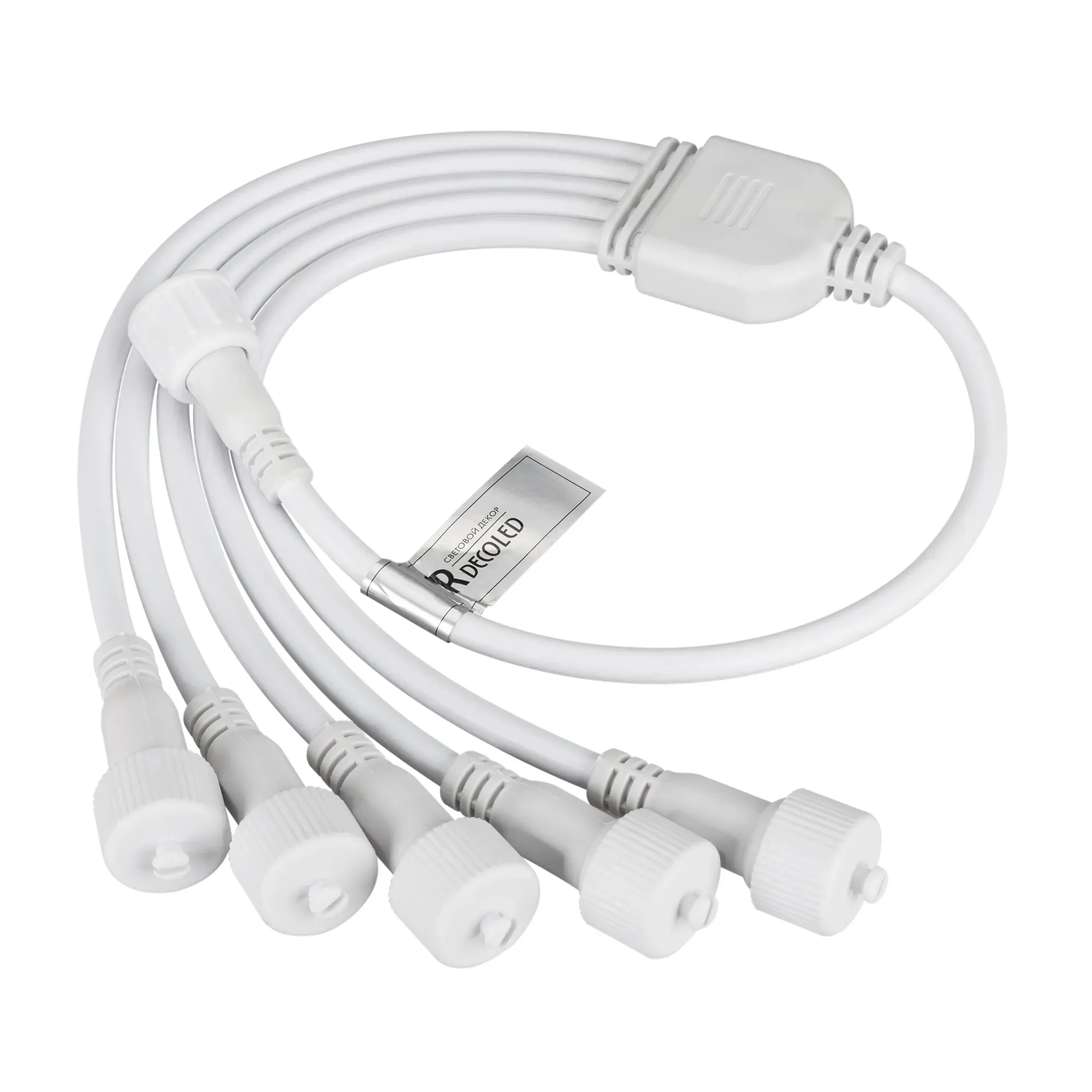 Коннектор питания ARD-CLASSIC-SYNC-RGB White (230V, 5 ports) (ARDCL, Закрытый) Arlight 031805
