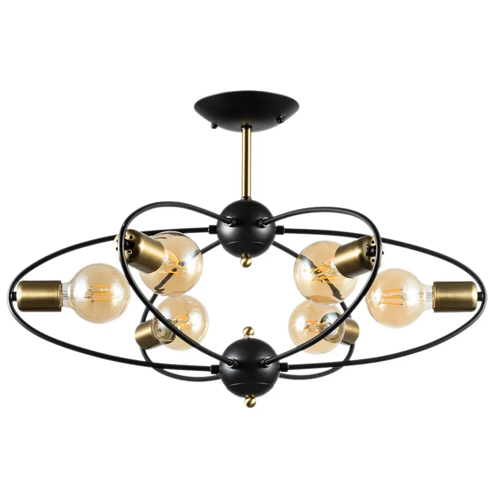 Люстра GLASGOW Arte Lamp A1963PL-6BK