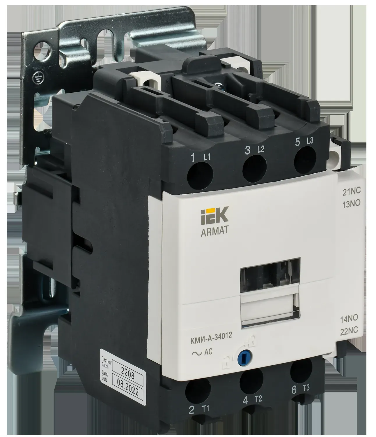 ARMAT Контактор КМИ-А-34012 LC1D 40А 400В/АС3 1НО/1НЗ IEK AR-ACC-31-040-400-11