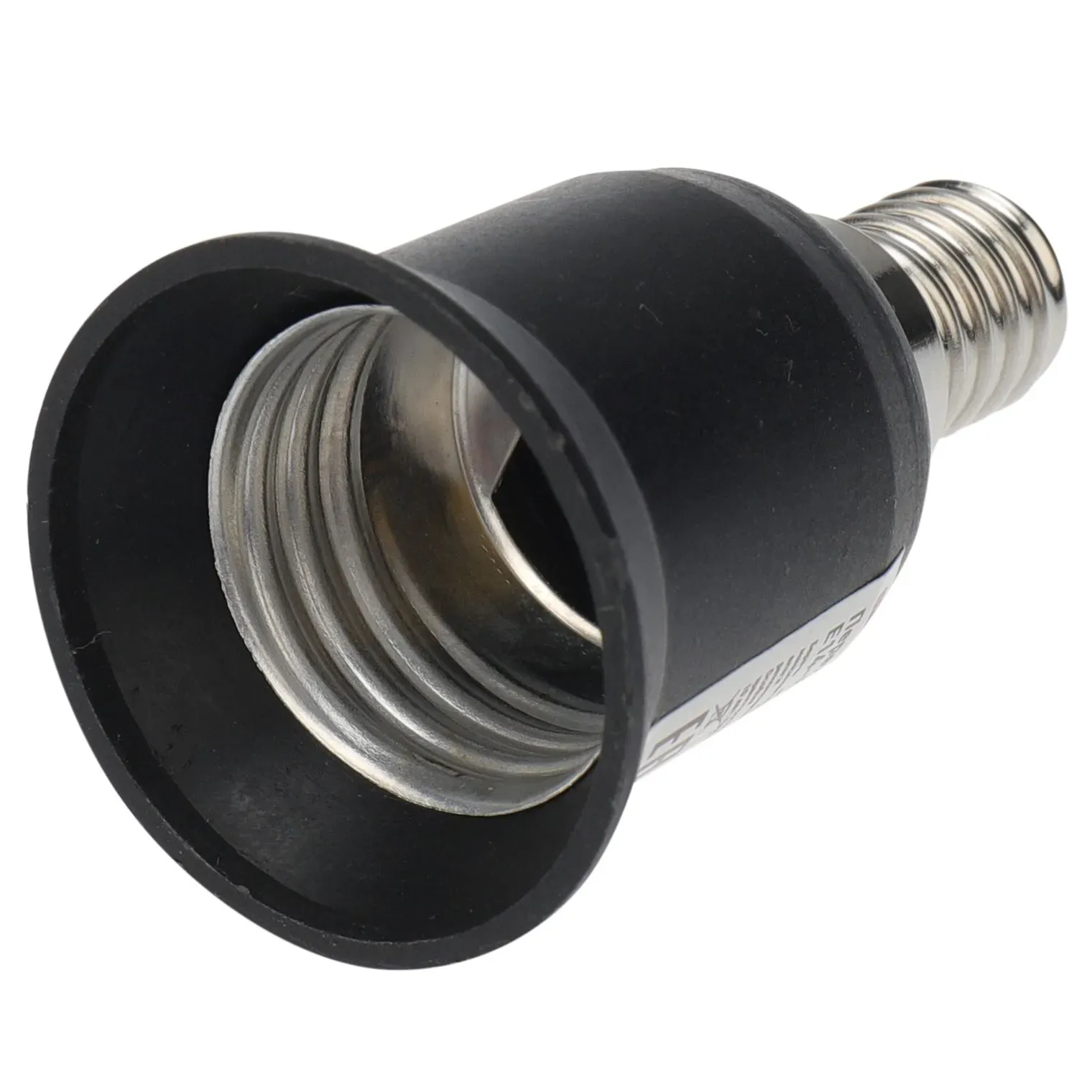 Переходник цокольный E14-E27 черный REXANT 11-8871