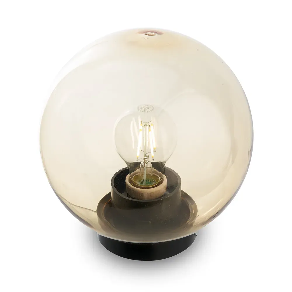 Светильник НТУ-01-60-253 Шар d=250мм золотой Е27 на трубу IP44 FERON 11565