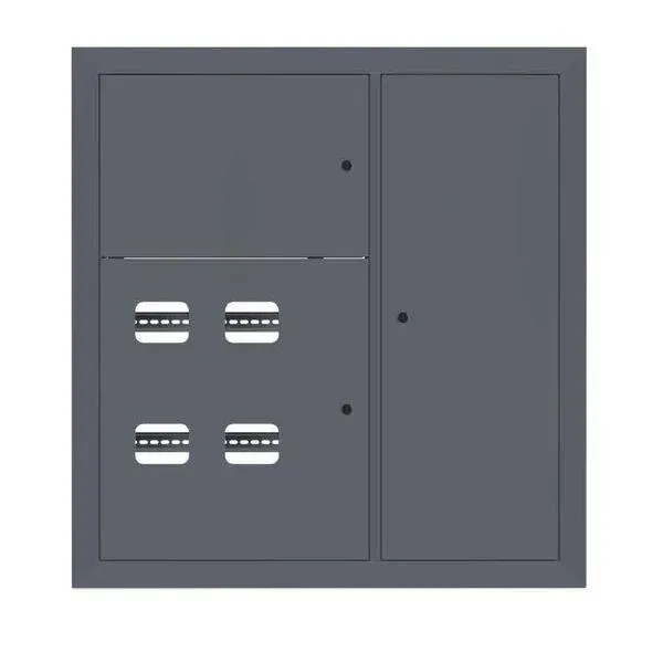 Щит этажный 4 кв. ral7024 (1000х950х160) proxima EKF MB29-V-4-RAL7024