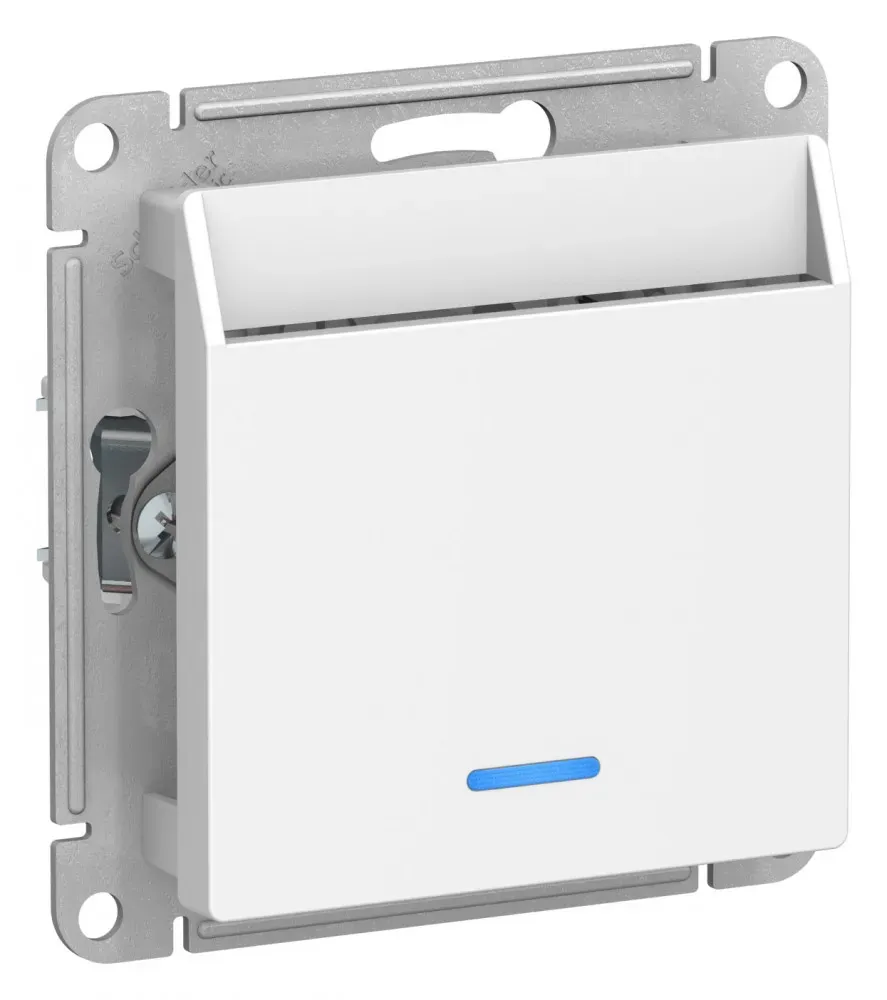 ATLASDESIGN ВЫКЛЮЧАТЕЛЬ карточный, механизм, БЕЛЫЙ SE (Потенциал) ATN000167