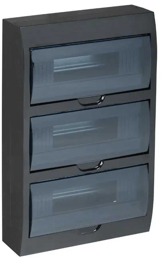 Корпус модульный пл. нав. щрн-п-36 черный ip41 IEK MKP12-N-36-41-K02