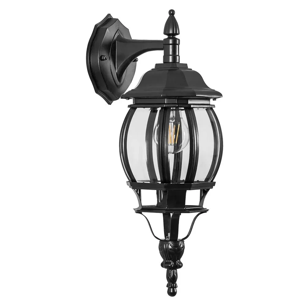 Светильник НБУ-100w вниз Е27 IP44 черный FERON 11098