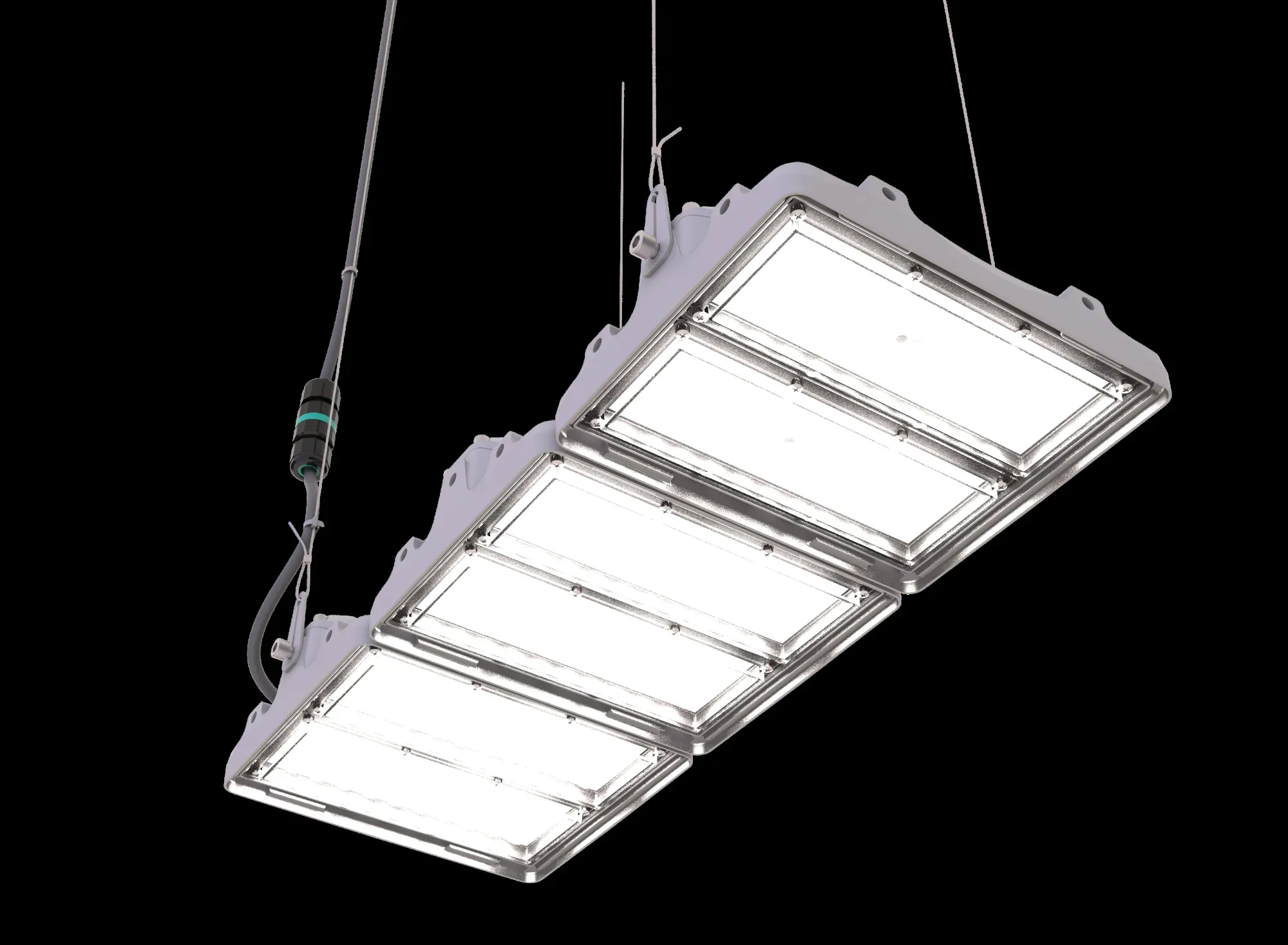 Светильник L-pixel 3/150/Д/850/(R5)/01/MT-KM/I1-D3/220AC IP66 RAL 7035 LEDEL PX150-11316-124-172