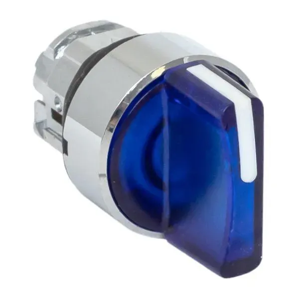 Механизм переключателя исполнительный ХB4 синий на 3 положения возвратный без фиксации без подсветки с короткой ручкой PROxima EKF XB4BD3L-B