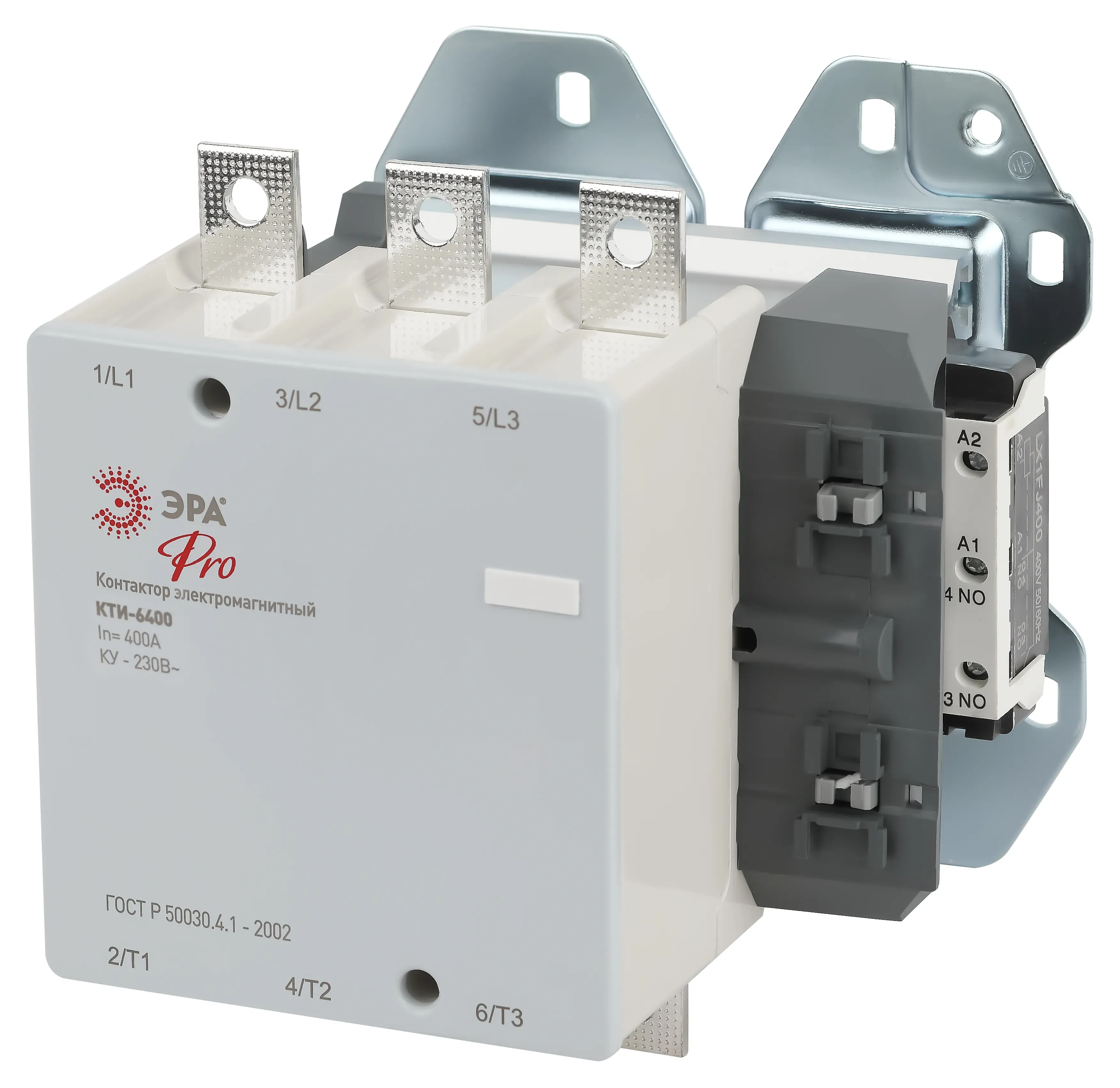 Контактор КТИ-6400 PRO KKT60-400-230-10-E 400А 230В/АС3 ЭРА Б0054932