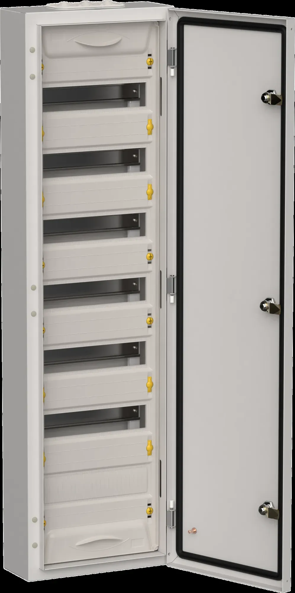 Titan 5 корпус металлический щрн-84 (1х84) 1085х310х140 ip54 сер IEK TI5-50-N-084-54-7035