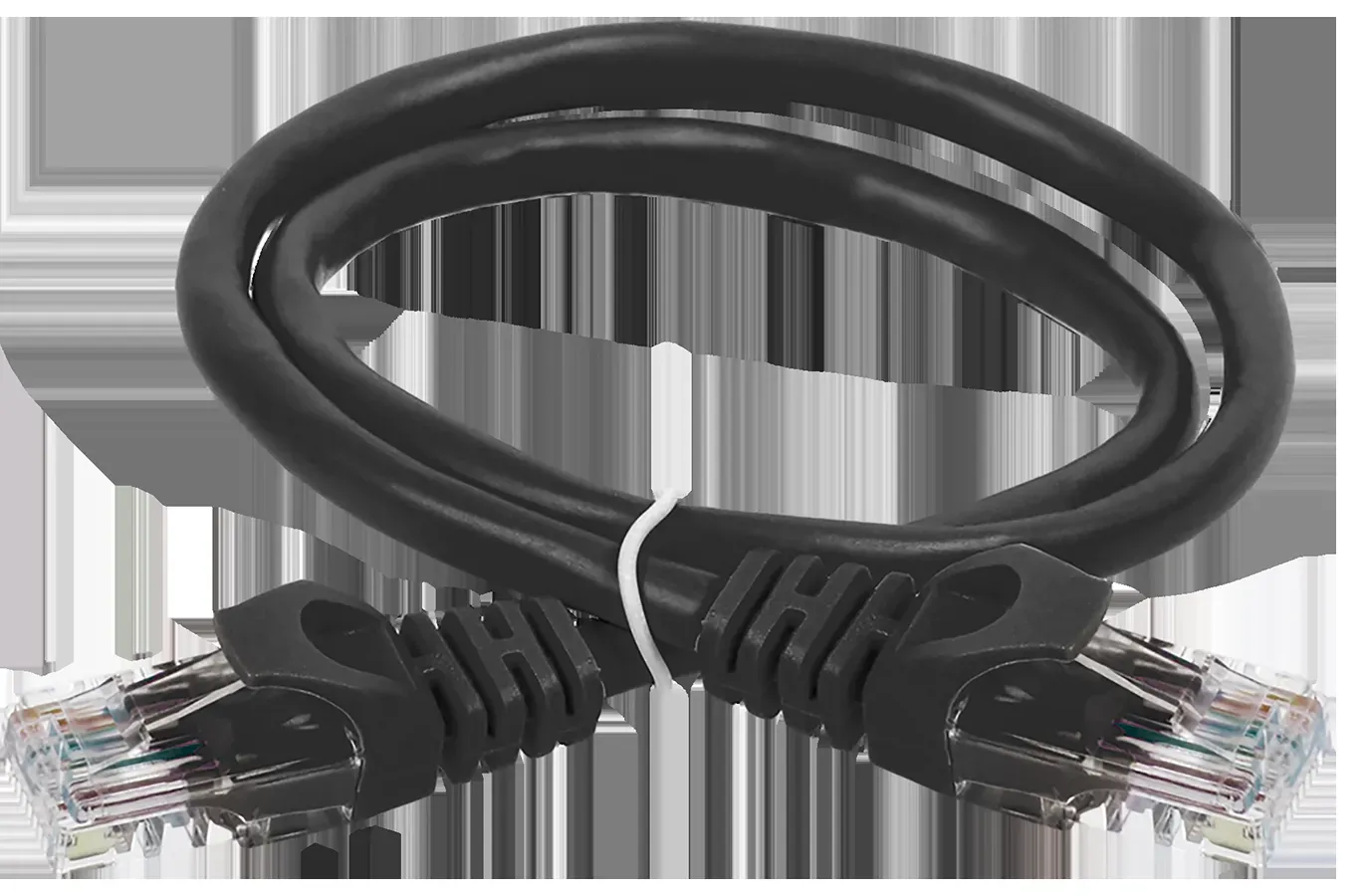 Патч-корд категории 5Е UTP 5м черный GENERICA