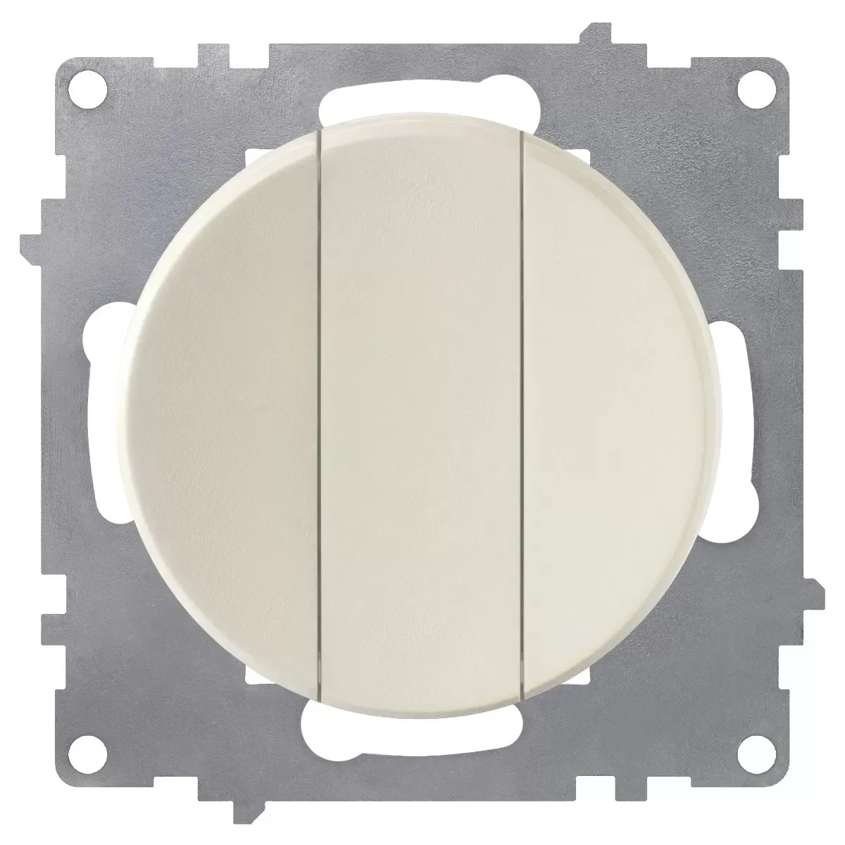 Выключатель тройной, цвет бежевый (серия Florence) ССТ 2172803