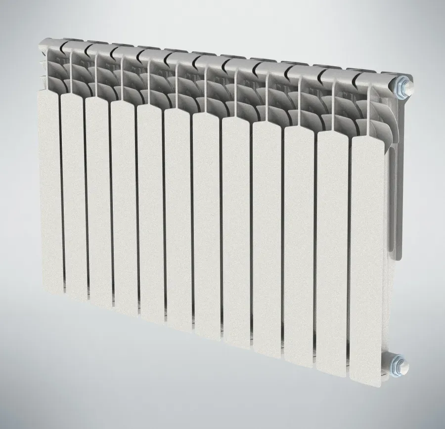 Радиатор алюминиевый секционный 500/100/15 боковое подключение НРЗ БП-00014821