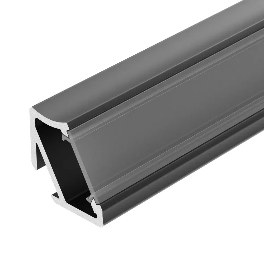 Профиль AЛм-V60-2020 ANOD Black (Алюминий) Arlight 026694(1)