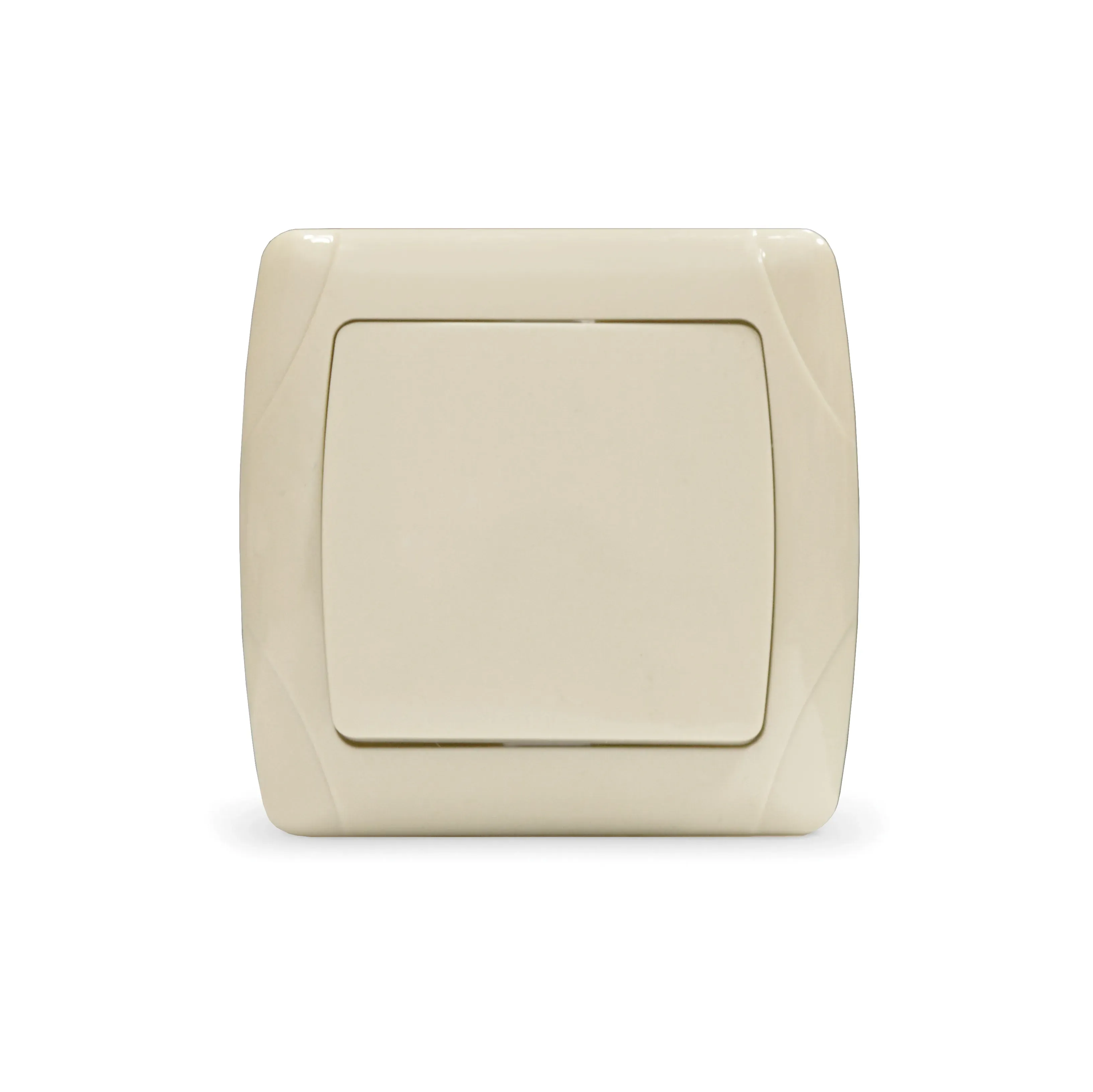 Маргарита выключатель одноклавишный  с/у, 10А, 220В, сл.кость (Ivory) (еврослот) Универсал М0021-I