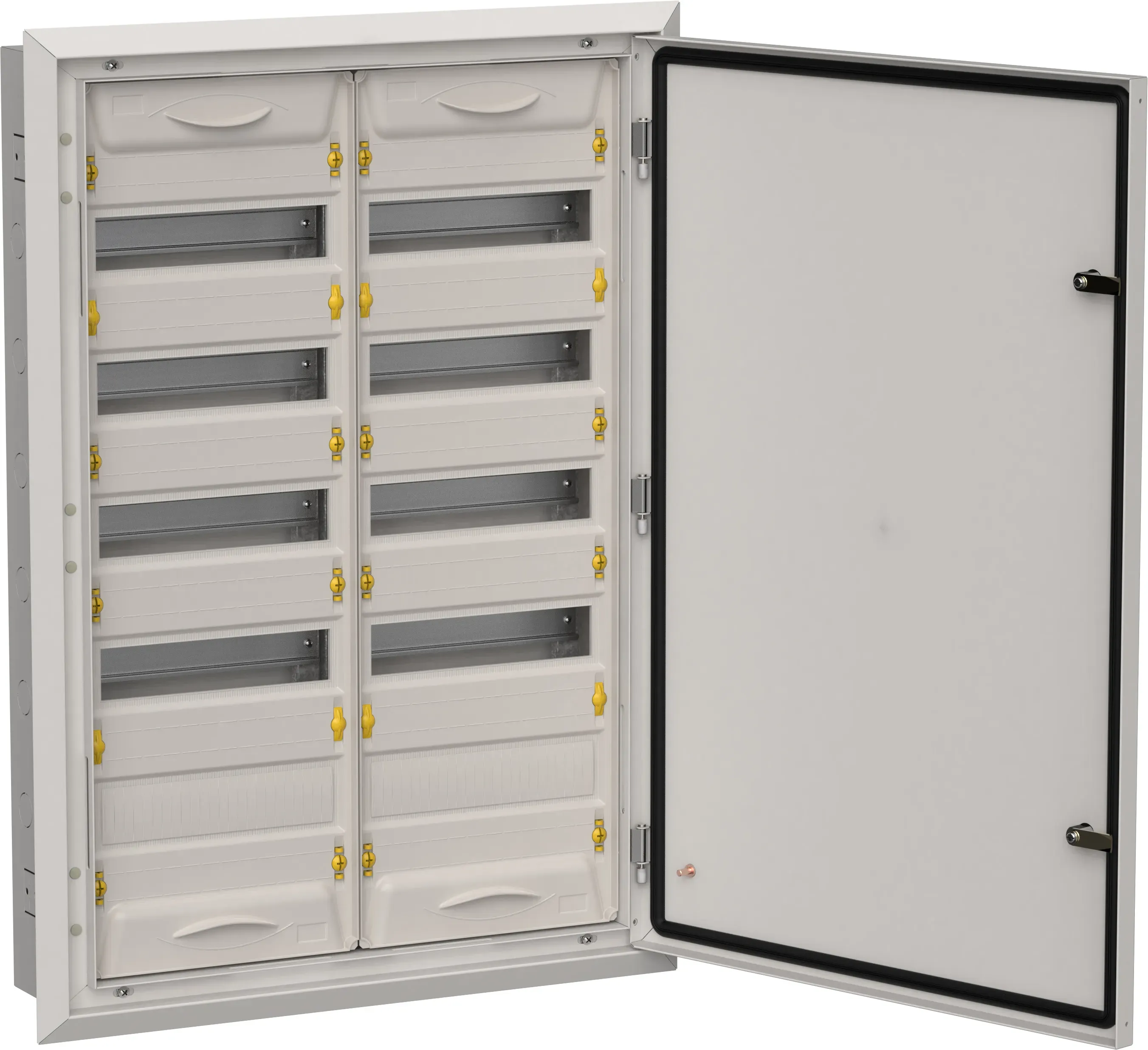 Titan 5 корпус металлический щрв-120 (2х60) 880х625х130мм ip31 серый (одна дверь) IEK TI5-50-V-2X060-31-7035