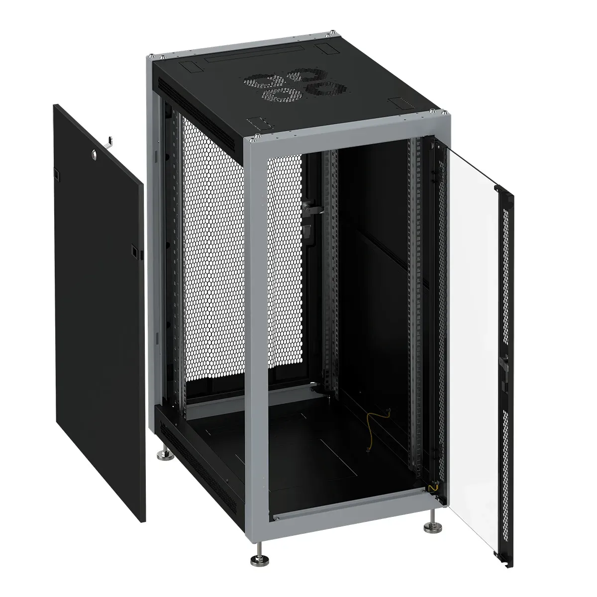 Шкаф телекоммуникационный напольный 33U 600x800