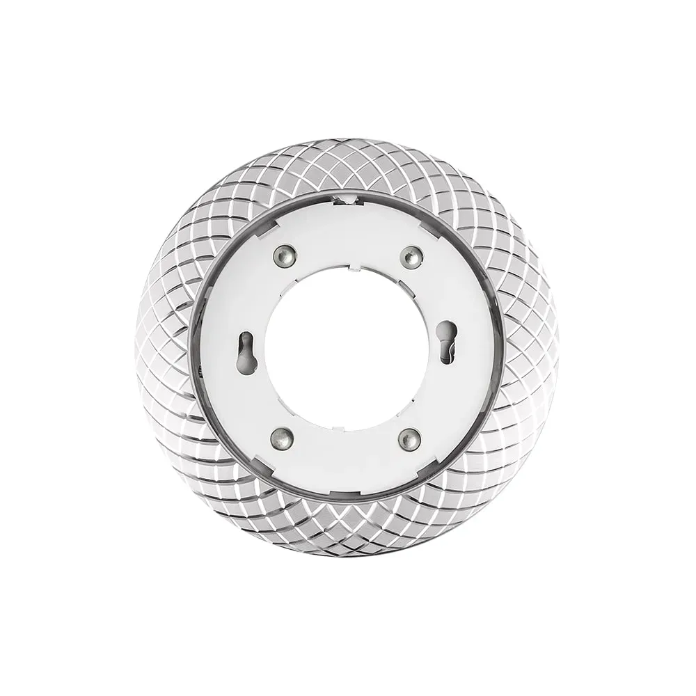 Светильник светодиодный ДВО-15W встраиваемый под лампу GX53 декоративный AL34 хром без лампы JazzWay 5020276