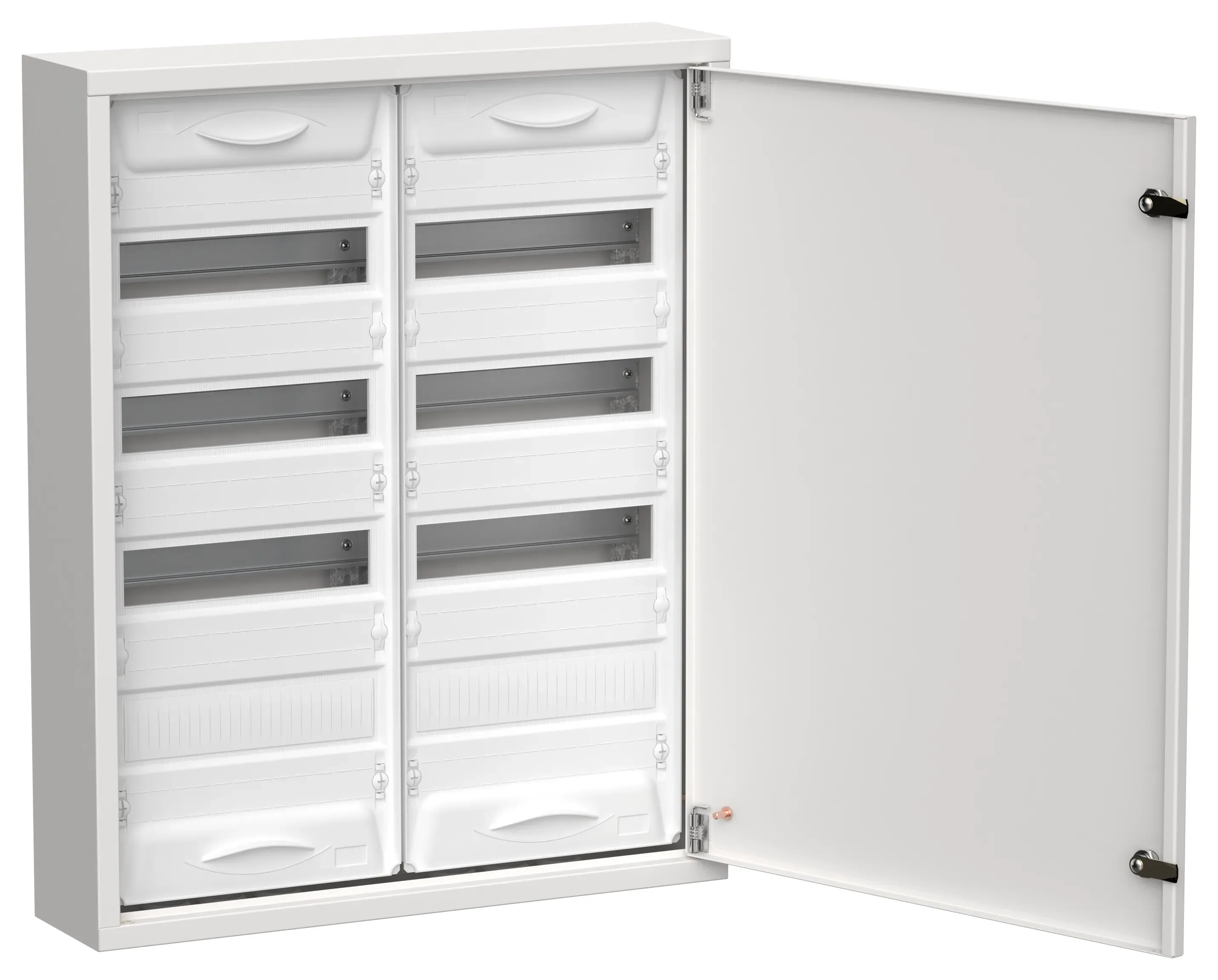 Titan 5 корпус металлический щрн-96 (2х48) 710х570х140мм ip31 белый (одна дверь) iek IEK TI5-50-N-2X048-31