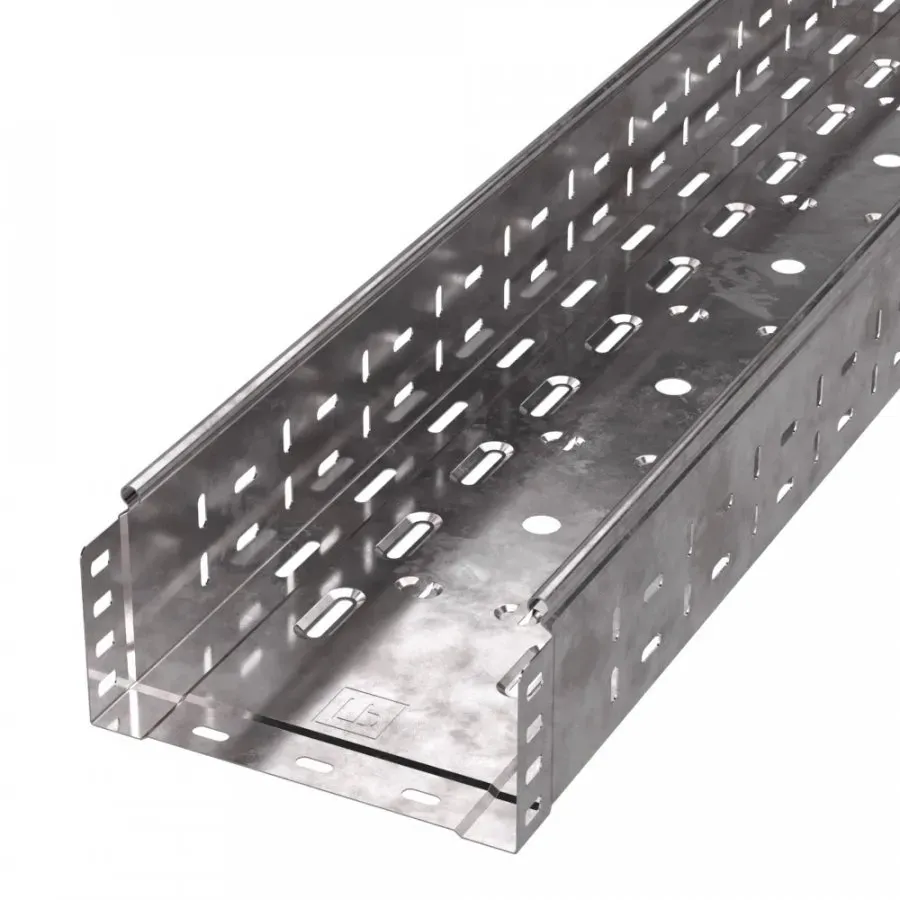 Лоток перфорированный стандарт 200х100х3000 (1,0 мм) (6 м/уп) ПРОМРУКАВ PR16.2302