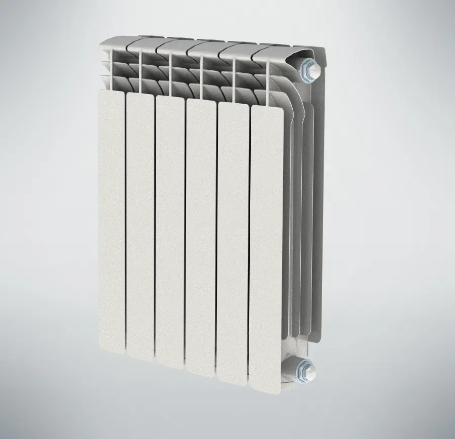 Радиатор алюминиевый секционный 500/100/12 боковое подключение НРЗ БП-00014088