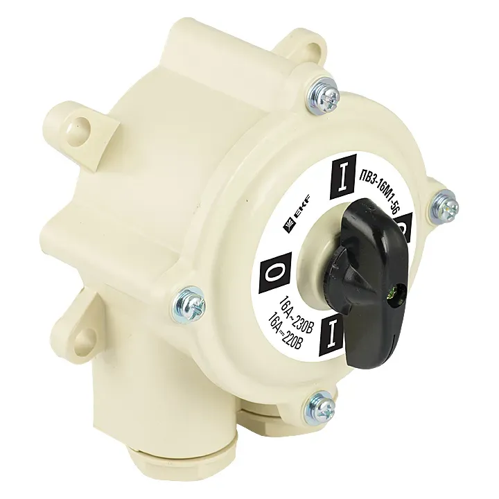 Переключатель пакетный (реверс) ПП 3-40/Р М2 пл. IP56 PROxima EKF pp-3-40-4r