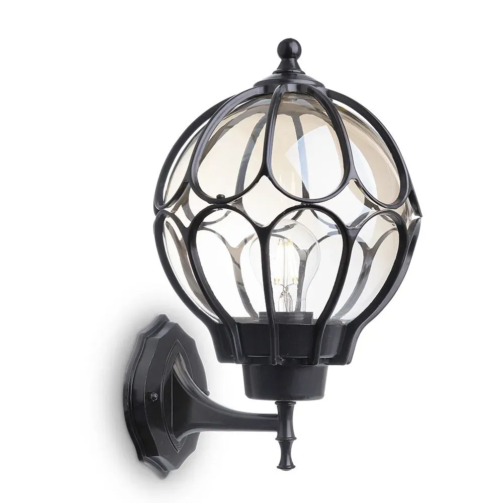 Светильник НБУ-60w вверх Е27 IP44 черный FERON 06344