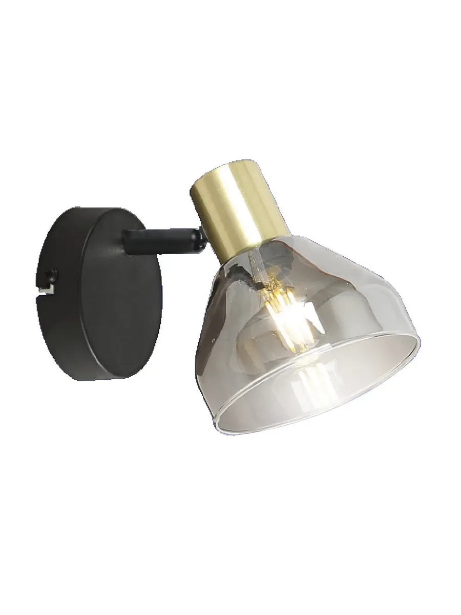 Светильник настенно-потолочный спот Kinge 7036-701 1 х E14 40 Вт поворотный Rivoli Б0052874