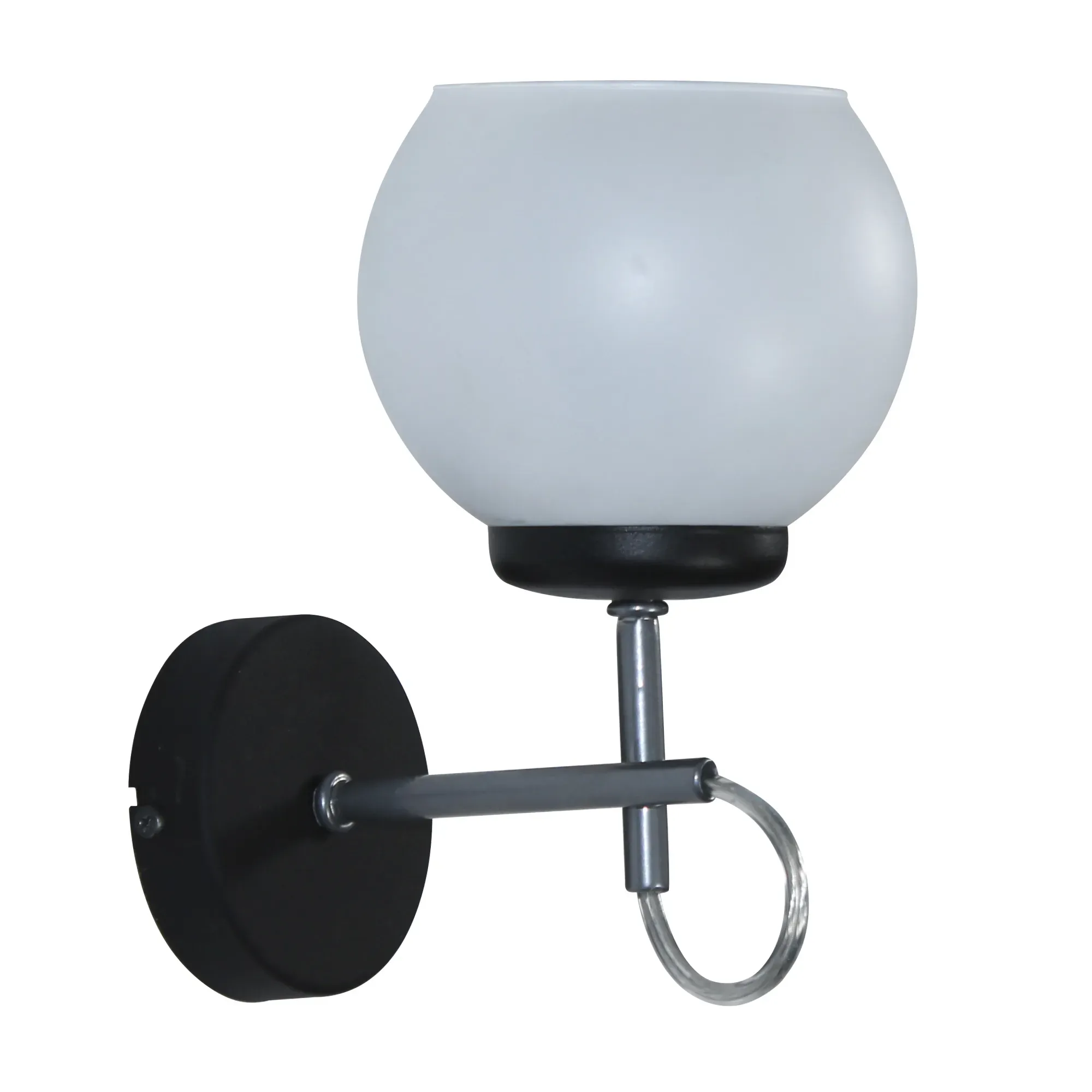 Светильник Блюз 511 черн.хром (Плафон 8330) НББ 01-60-177 Е27  настенный ЭЛЕТЕХ 1005405226